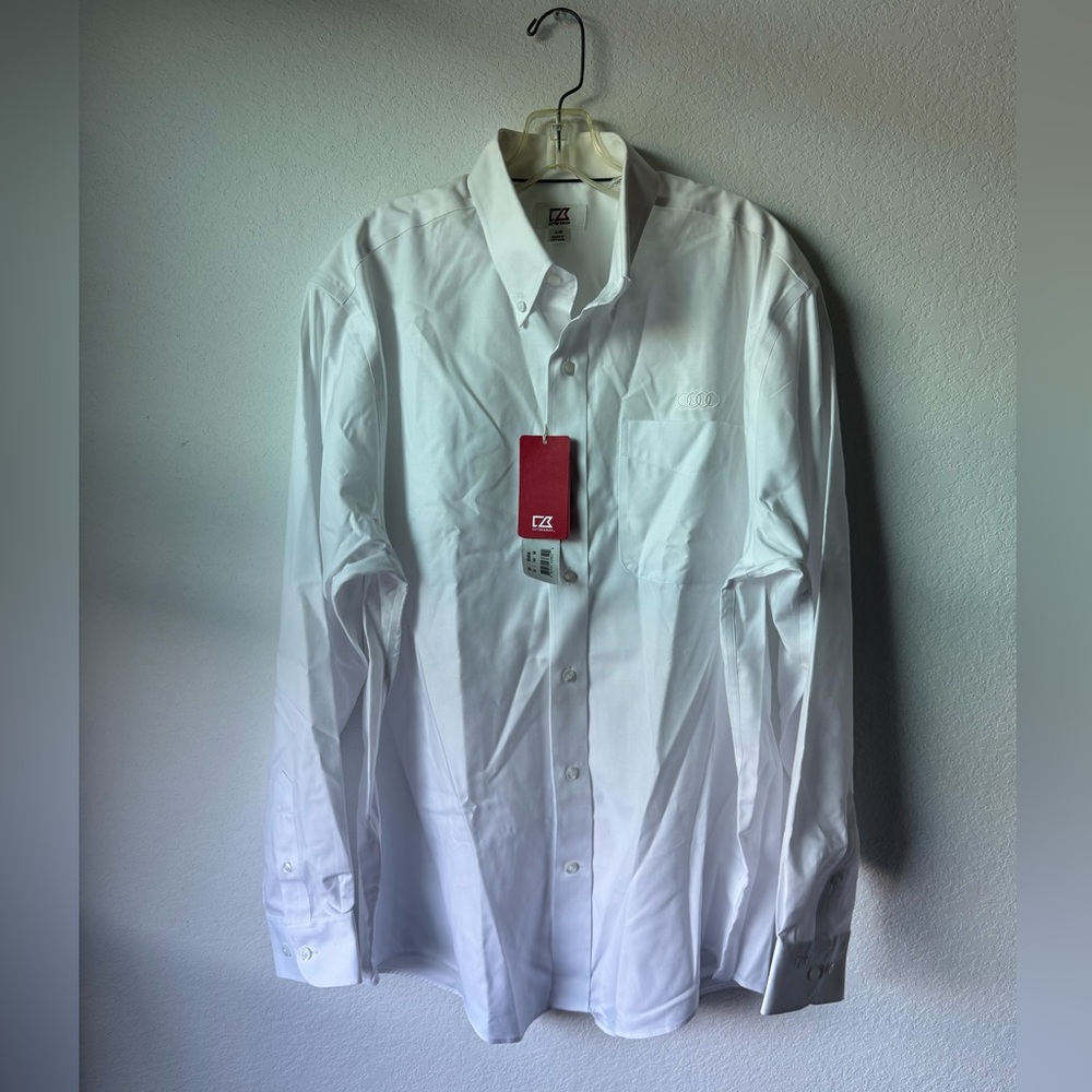 Cutter & Buck Audi Button Down Shirt Mens Medium NWT
